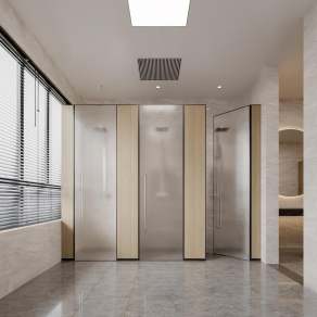 现代浴室淋浴间3D模型下载